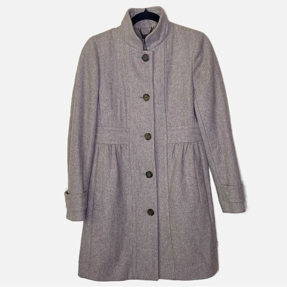 J. Crew Lady Day Wool Blend Coat in Oatmeal Size 4 - Picture 2 of 12